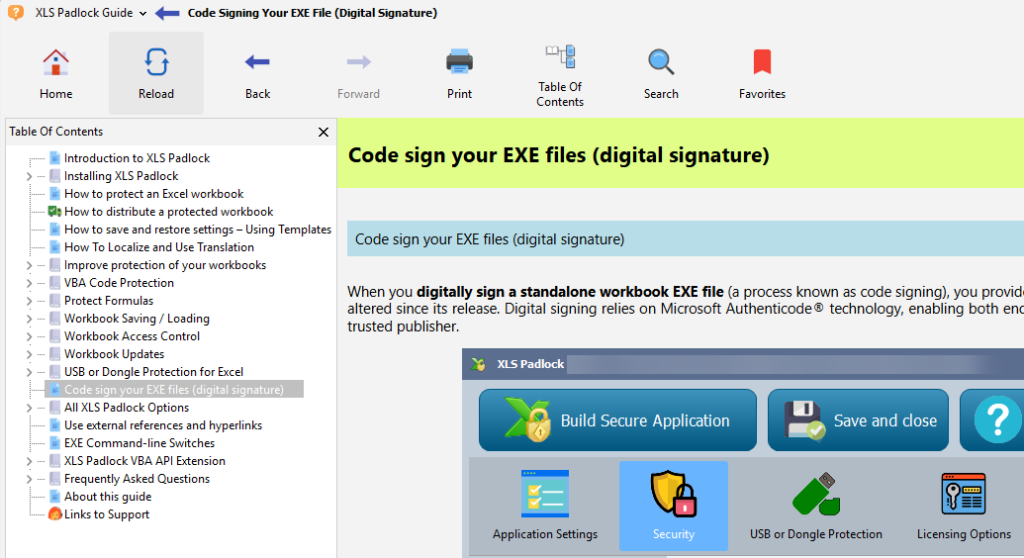 El nuevo visor de documentación en XLS Padlock