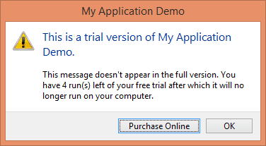 Trial Reminder Screen